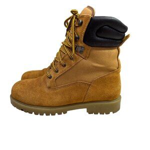 Brahma Suede Hiking Boots size 10 Men Wheat Tan Lace Up Barely Worn